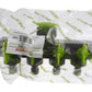 4-Way Splitter with Valves Lime