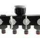4-Way Splitter with Valves WL