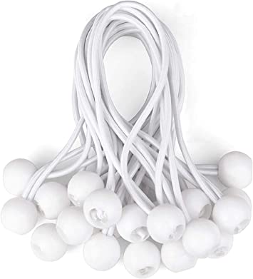 Bungee Ball 6" White