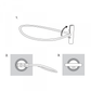 Bungee Cord with T Bar 8"