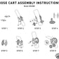 Hose Cart for 45m 1/2" Garden Hose CW