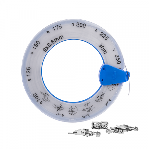 A2 Hose Clip Tape PVC Box + 50 Clips