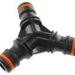 Three Way Snap-On Male Black