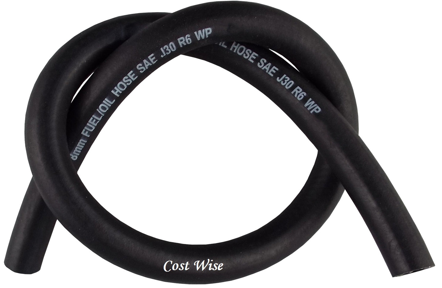 Rubber 12.7mm Braided Fuel, Oil Hose SAE J30 R6