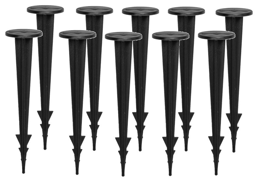 X001JJRZ89 x 54, Mini Securing Pegs Pack of 100 – Heavy-Duty Ground Pegs for Securing Landscape Fabric – Durable Weed Membrane Pegs for Plant Protection – Plastic Pegs for Ground Sheet Cover. Set by MYPURECORE
