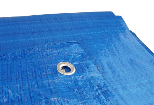 X001HYMDND x13, MYPURECORE Large Blue Tarpaulin in Various Sizes - Durable, Water-Resistant & UV Resistant Tarp for Outdoor, Camping & Garden - Multi-Size Protective Ground Sheet for Versatile Use (5m x 6m)