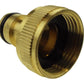 Tap Connector Snap On Male - 3/4" BSPF Brass