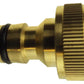 Tap Connector Snap On Male - 3/4" BSPF Brass