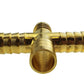 Brass Cross Joiner 6mm