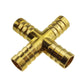 Brass Cross Joiner 6mm