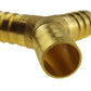 Brass Tee Y Connector 8mm