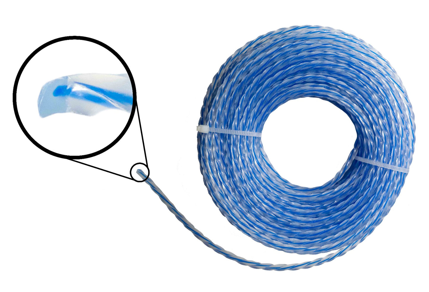 Strimmer Line Dual Blue Twist 2.7mm x 15m