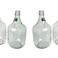 Glass Demijohn 5L 4 Pack Plain