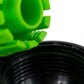 Female Hose Connector, 1/2" or 5/8" Hose, Green