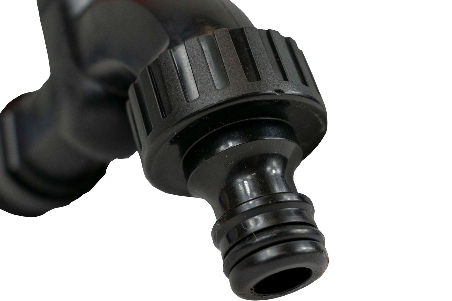 3/4" BSPM Plastic Tap Black/Orange