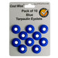 Tarp Eyelets Pack of 10 Blue