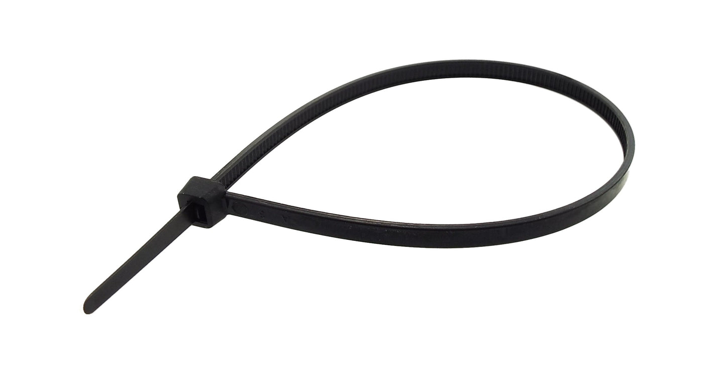 100 Cable Ties (8.8mm x 450mm) Black