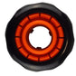 Female Hose Connector Max Flo 1" Hose Black/Orange