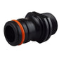 Male Tap Connector 3/4" BSPM - Max Flo, Black/Orange