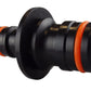 Two Way Adaptor Max Flo to Standard Snap-On Male Black/Orange