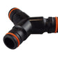 Three Way Splitter Max Flo, Black/Orange