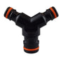Three Way Max Flo to Standard Snap On, Black/Orange
