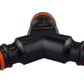 Three Way Max Flo to Standard Snap On, Black/Orange