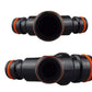 Three Way Max Flo to Standard Snap On, Black/Orange