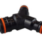 Three Way Max Flo to Standard Snap On, Black/Orange