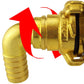Claw Brass - Swivel Elbow 3/4" Hose