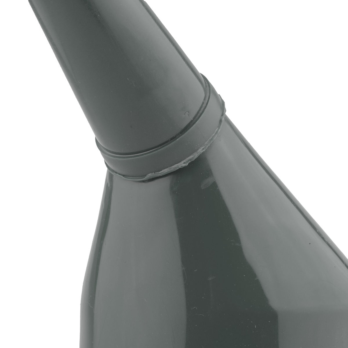 Angled Car Fuel Funnel with Filter, Gray