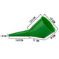 Angled Car Fuel Funnel with Filter, Green