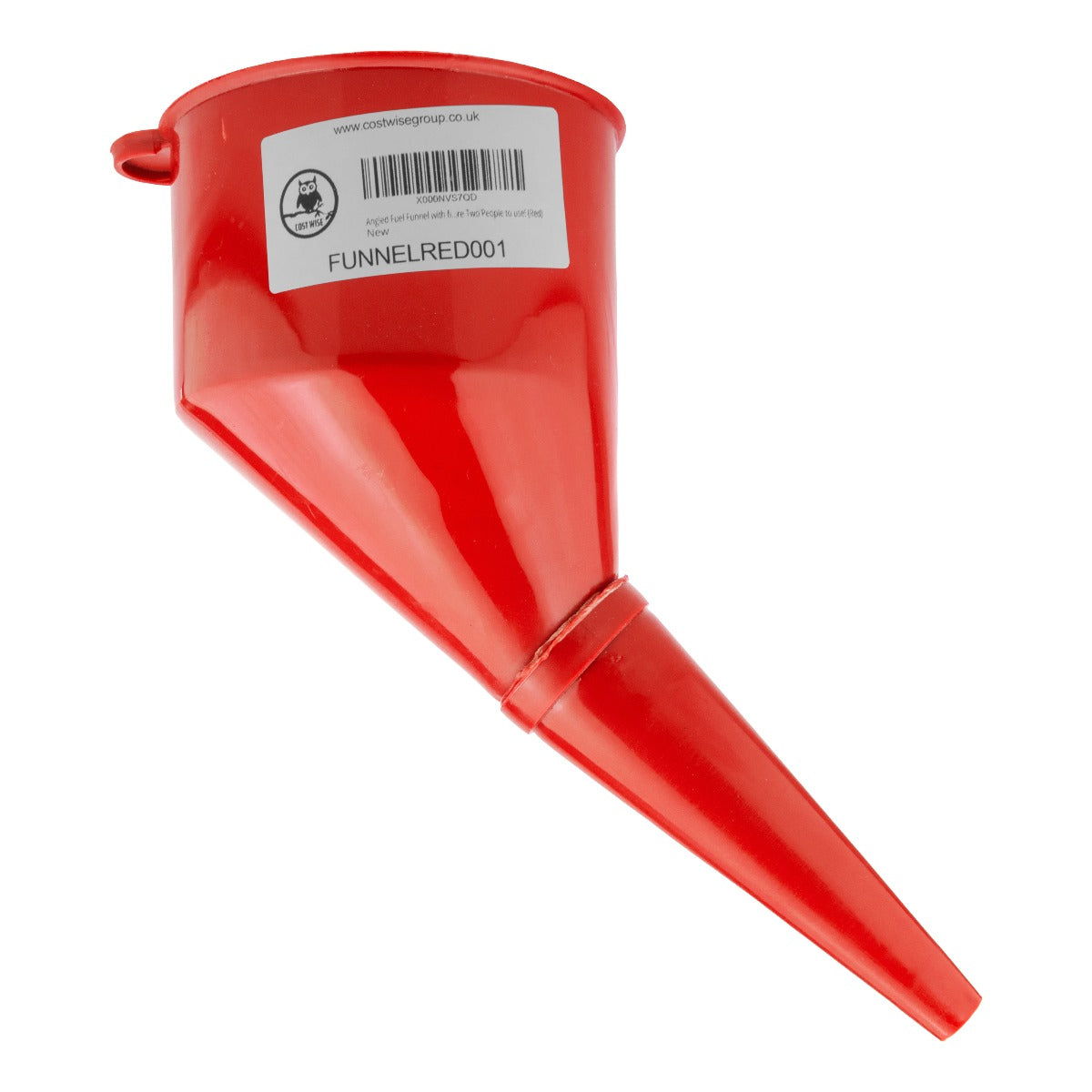 Angled Car Fuel Funnel with Filter, Red – Best4Trade