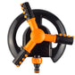 Bradas 3-Arm Rotating Sprinkler Black Orange Line