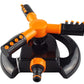 Bradas 3-Arm Rotating Sprinkler Black Orange Line