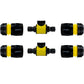Cost Wise Snap On Male-Male In Line Valve Kit Yellow/Black