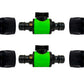Cost Wise Snap On Male-Male In Line Valve Kit Black/Green