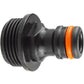Male Tap Connector 3/4" BSPM Black