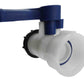 IBC 2" S60X6 Thread Valve with Solid Cap