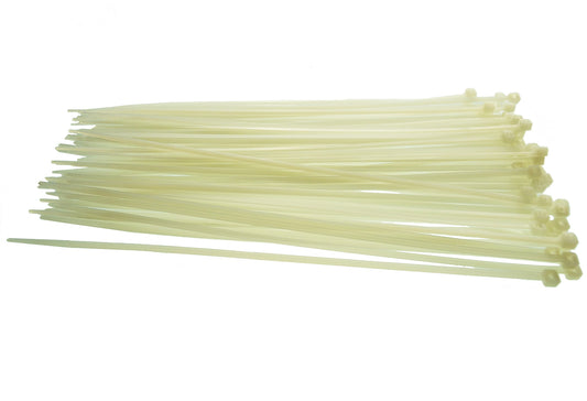 100 Cable Ties (3.6mm x 370mm) Neutral