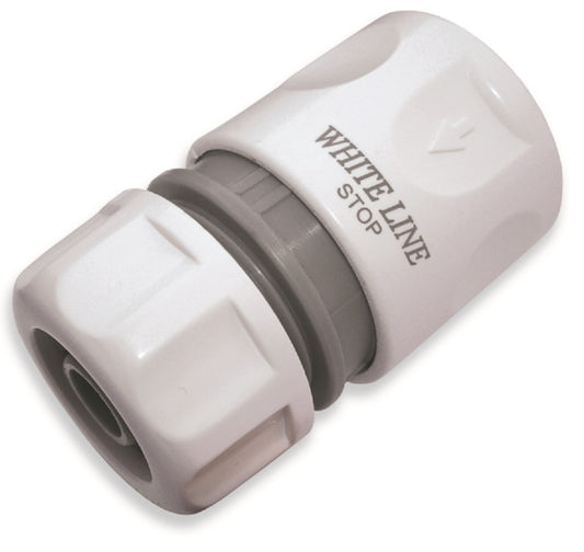 Female Hose Connector With Stop, 1/2" or 5/8" Hose, WL